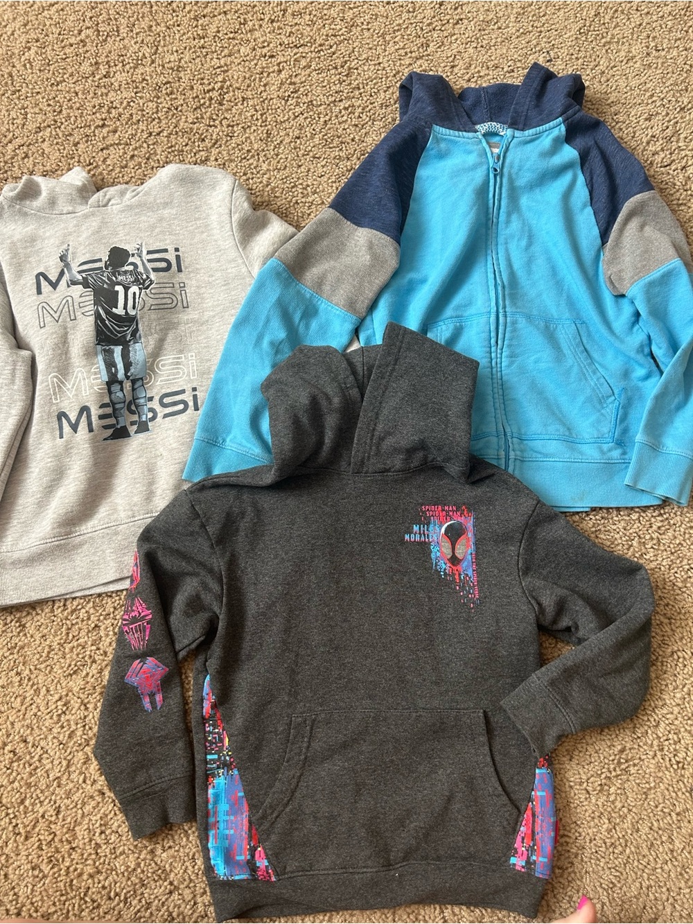 Kids Hoodies and Zip Up - size 6/7
